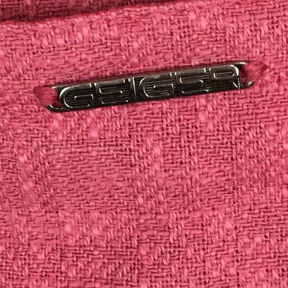 Vintage GEIGER Blazer Jacket cotton linen - Picture 8 of 16